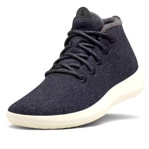 Allbirds Wool Runners Up Mizzle WRU High Top Black Running Shoes Women's Size 9